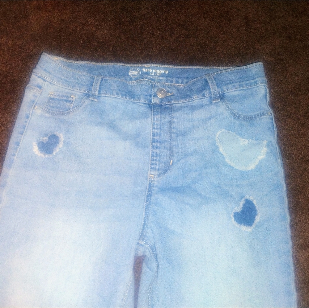 Girls Flare Jeggings - Picture 2 of 4